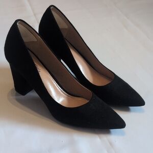 Elegant Black Women's Block Heels